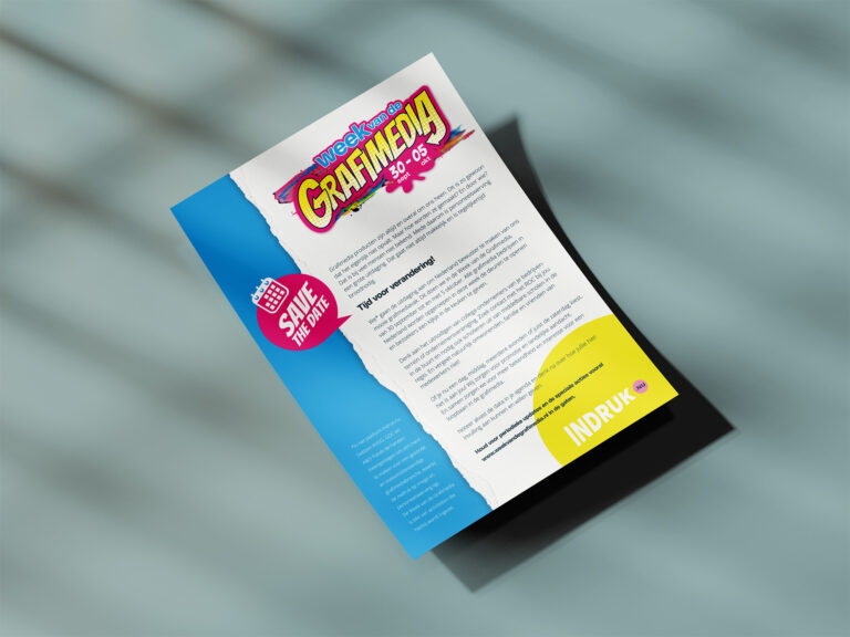 Flyer, resultaat, week van de grafimedia