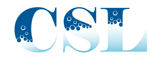 logo csl tekst wit
